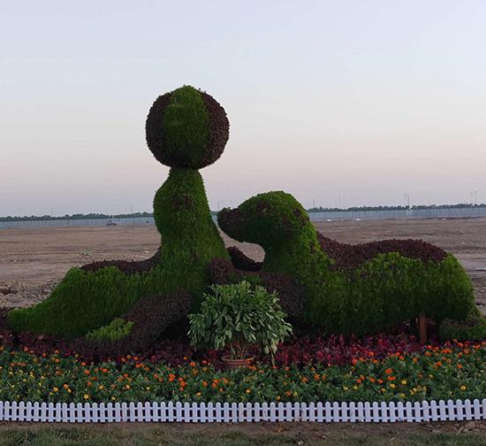 葫芦岛绿雕造型